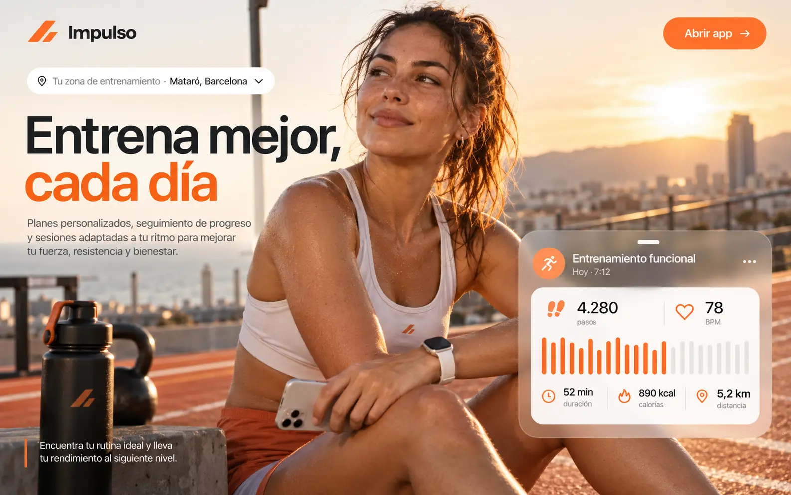 Diseño web para app de entrenamiento personal y funcional en Mataró | Jesusmora.es